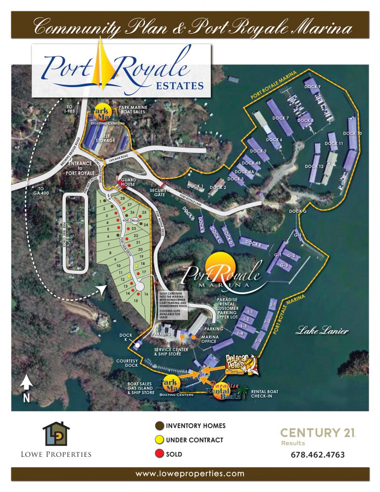 Port Royale Estates on Lake Lanier Lowe Properties
